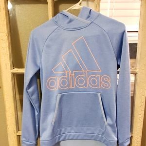 Adidas Sweatshirt baby blue and pink